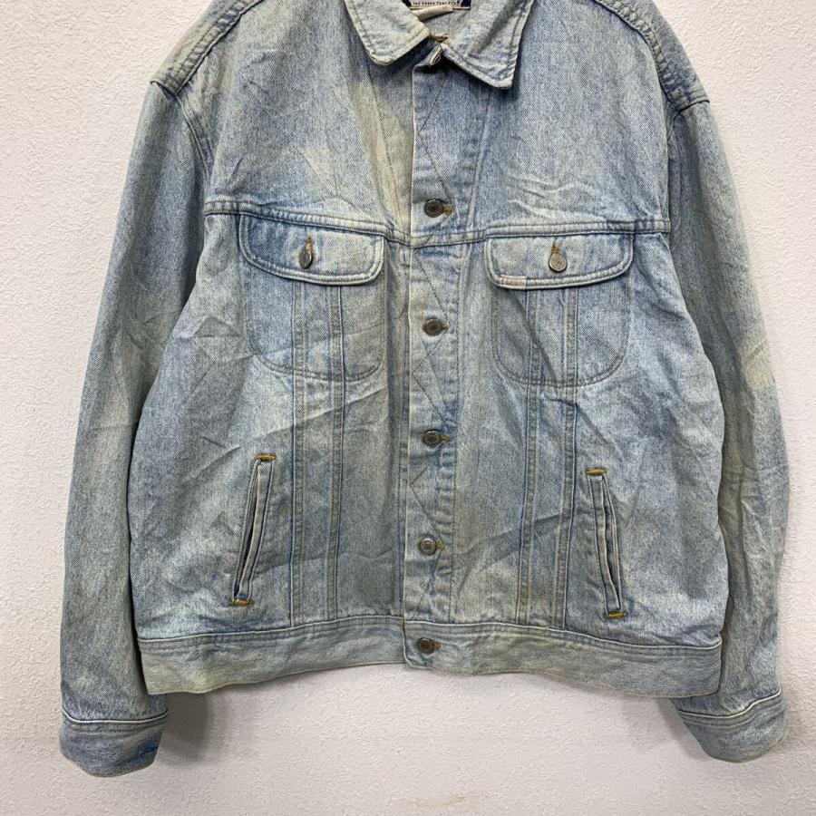 90s Lee デニムジャケット XL ライトブルー リー ボタンダウン