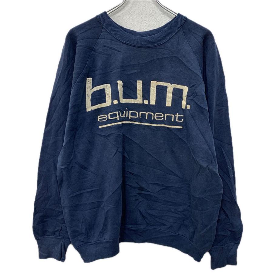 USA製 FRUIT OF THE LOOM プリントスウェット トレーナー XL ネイビー