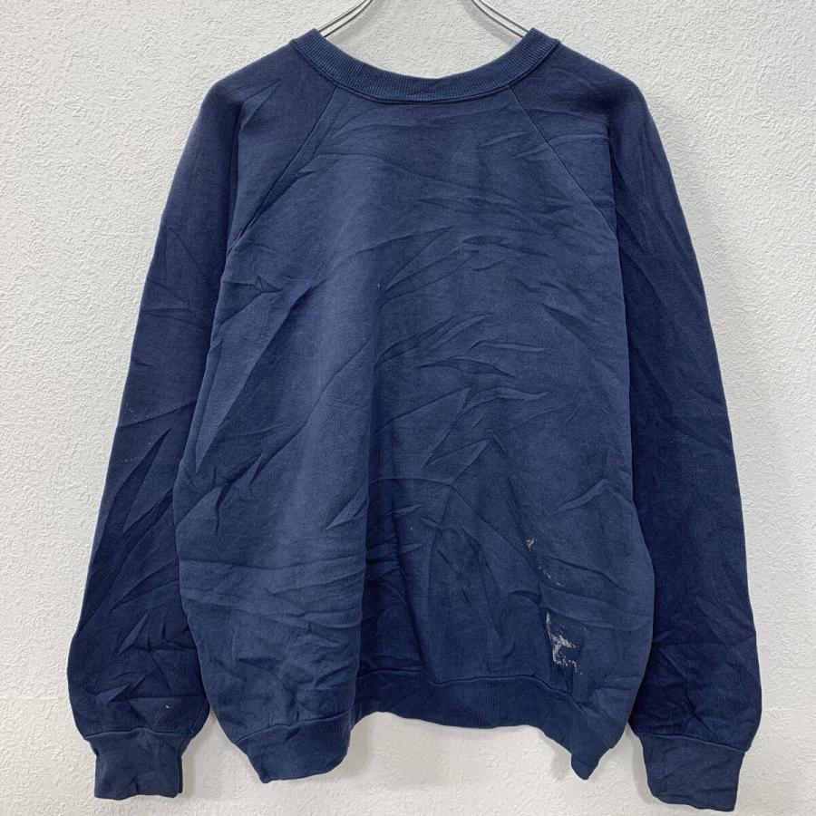 USA製 FRUIT OF THE LOOM プリントスウェット トレーナー XL ネイビー