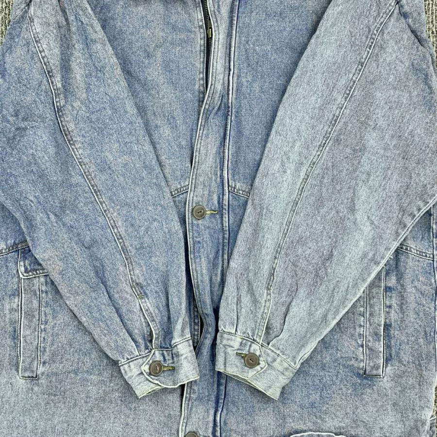 80s CHAPS RALPH LAUREN デニムジャケット L ライトブルー チャップス