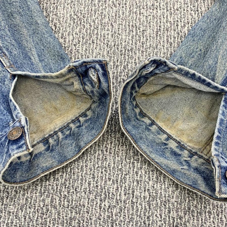 90s USA製 Levi's 75559 デニムジャケット XL ライトブルー リーバイス
