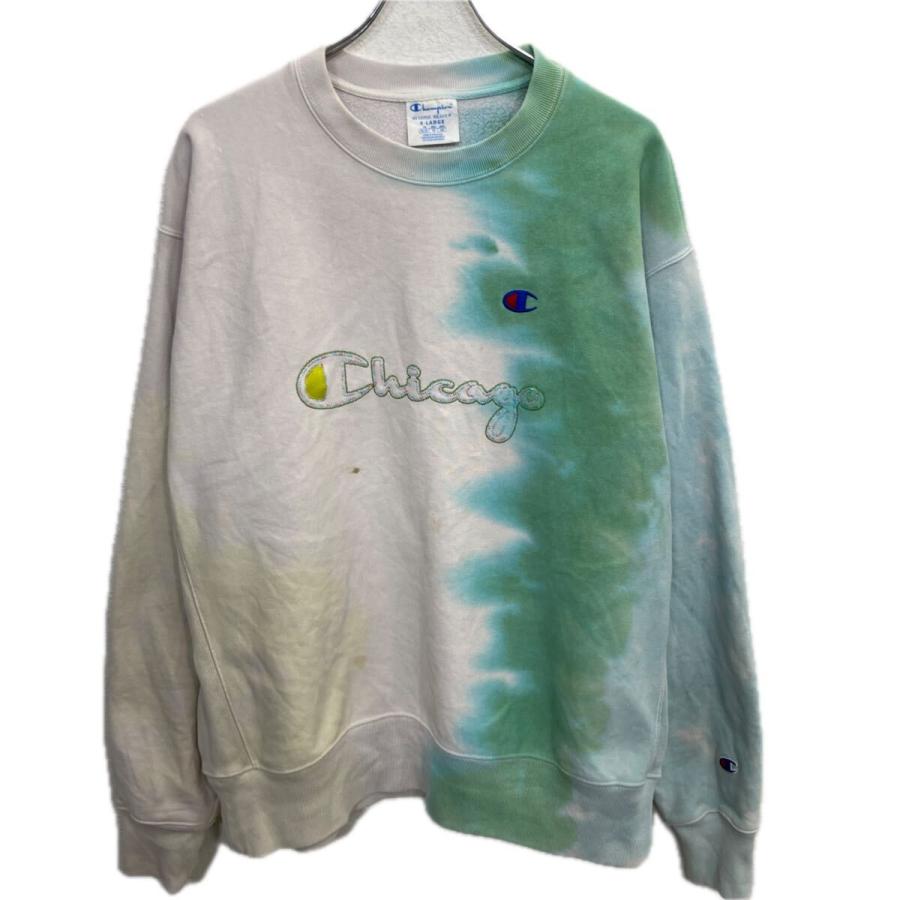 Champion REVERSE WEAVE ロゴスウェット トレーナー XL タイダイ 
