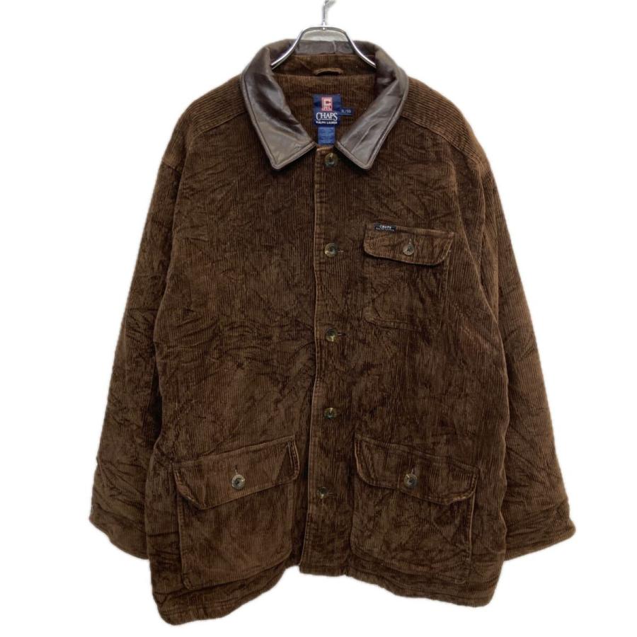90s CHAPS RALPH LAUREN コーデュロイジャケット XL ブラウン