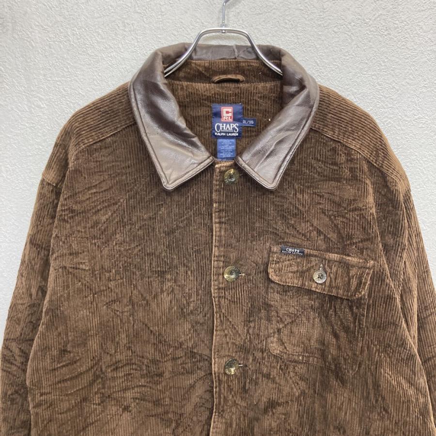 90s CHAPS RALPH LAUREN コーデュロイジャケット XL ブラウン