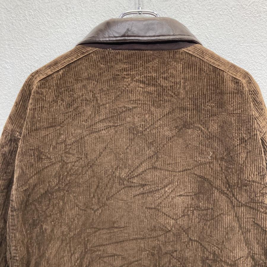 CHAPS RALPH LAUREN レザージャケット L ブラウン CHAPS ラルフローレン レザージャケット L ダークブラウン系