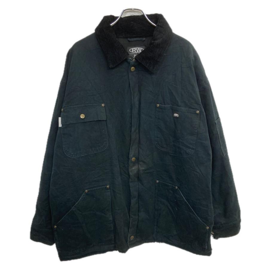 RuggedWear ダックジャケット 2XL ブラック ラギッドウェア ジップ 