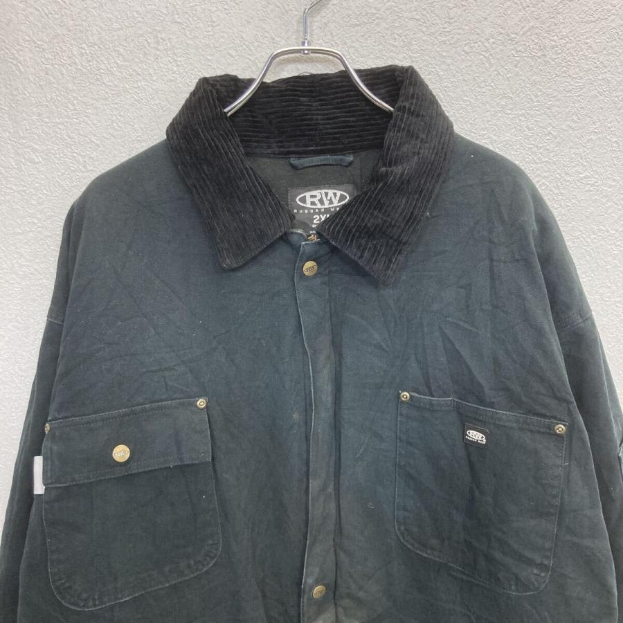 RuggedWear ダックジャケット 2XL ブラック ラギッドウェア ジップ