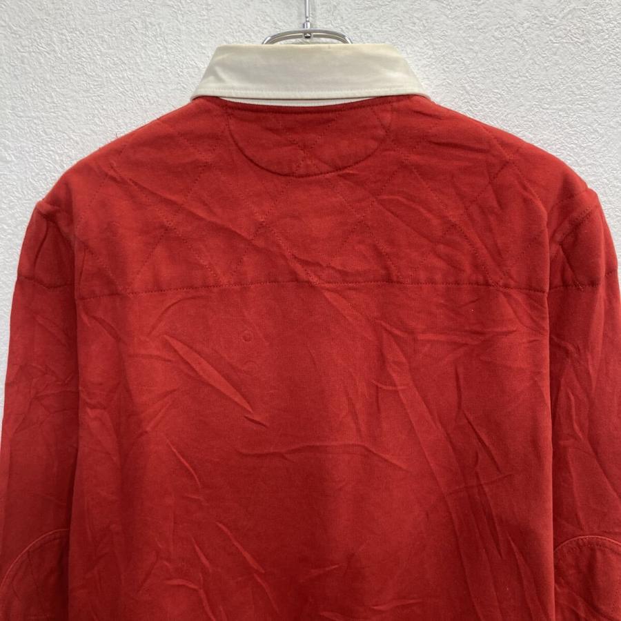 未使用保管品 ポロラルフローレン SUISSE 長袖ラガーシャツ レッド系 90s Polo Ralph Lauren 長袖 ラガーシャツ M レッド ポロラルフ