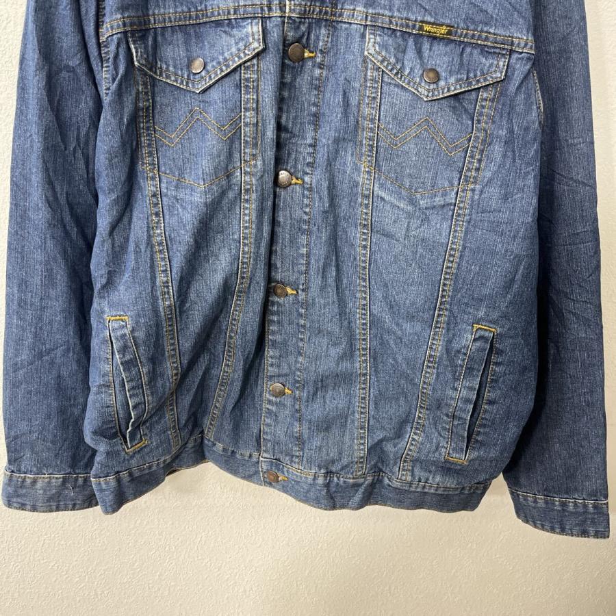 Wrangler デニムジャケット L インディゴブルー ラングラー ボタン 胸