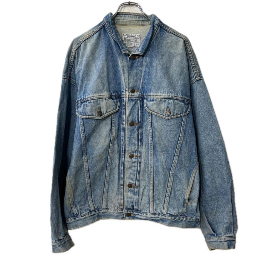 専用　45rpm　Ｌ　デニムジャケット　コンチョボタン　　インディゴブルー JORDACHE デニムジャケット XL インディゴブルー コットン ボタン 胸