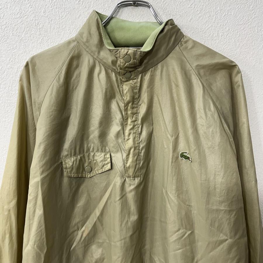 LACOSTE ナイロンジャケット XL ベージュ ラコステ ハーフジップ 