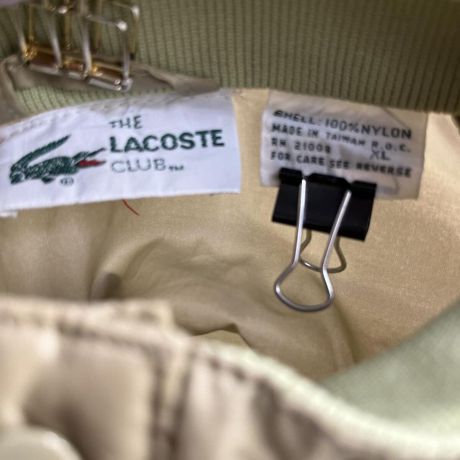 LACOSTE ナイロンジャケット XL ベージュ ラコステ ハーフジップ