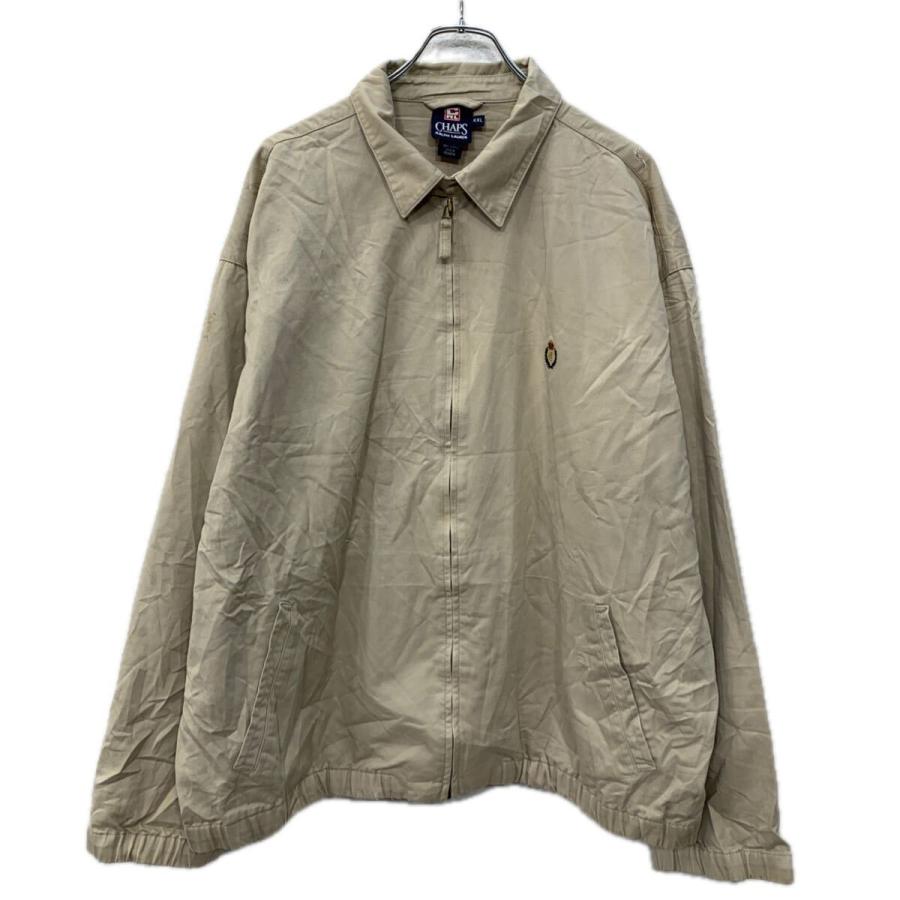 90s CHAPS RALPH LAUREN スウィングトップ XXL ベージュ チャップス