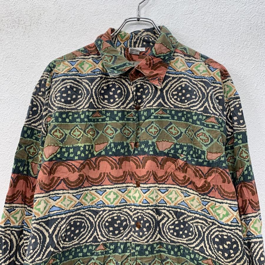 THE TERRITORY AHEAD 90s 長袖 柄シャツ XL マルチカラー ザ