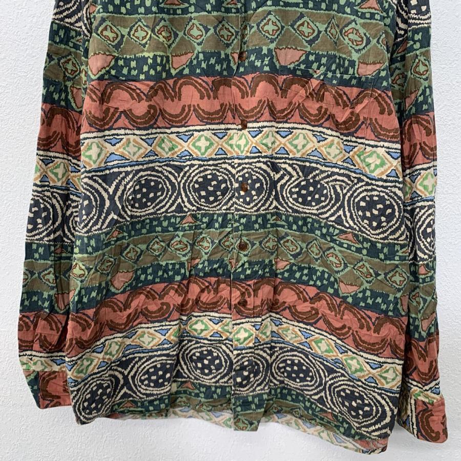 THE TERRITORY AHEAD 90s 長袖 柄シャツ XL マルチカラー ザ