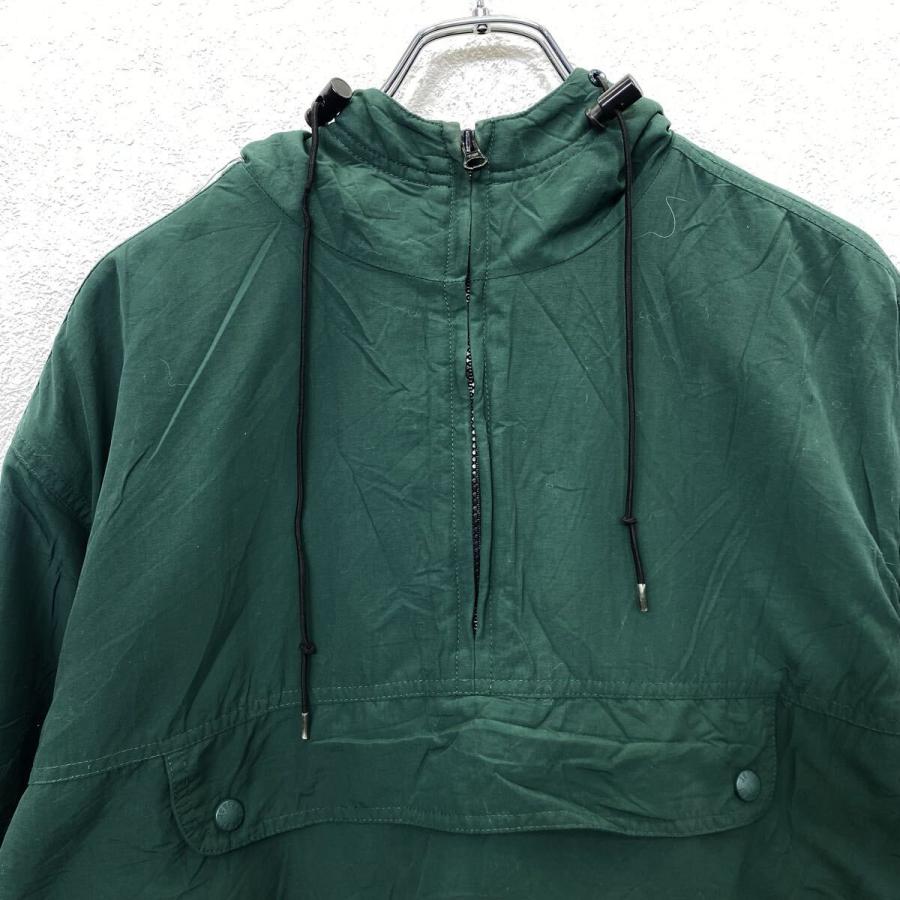 90s USA製 J.CREW SPORT アノラックパーカー M グリーン ジェイクルー