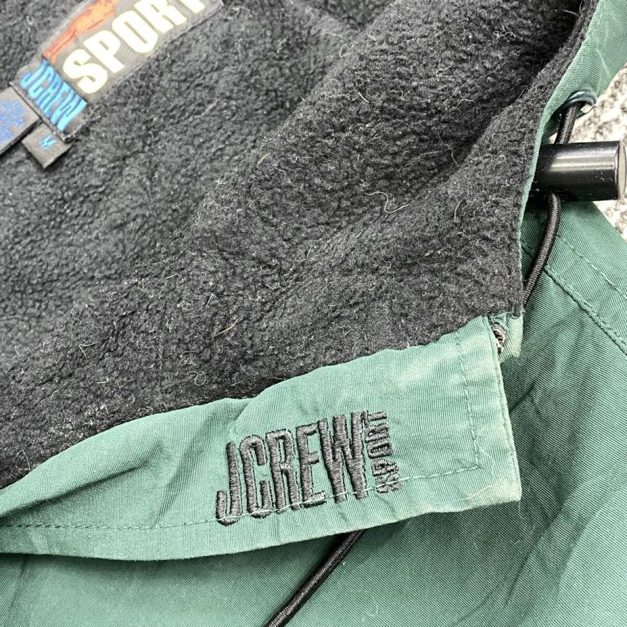 し*豆様 J.Crew Sport アノラックパーカー 90年代 J.CREW SPORT ハーフジップ ナイロンアノラックパーカー