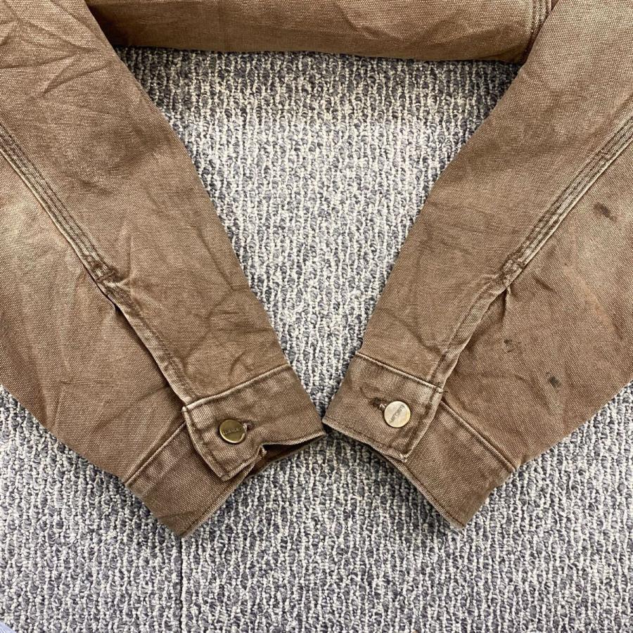 90s Carhartt ダック トラッカージャケット XL位 ブラウン カーハート