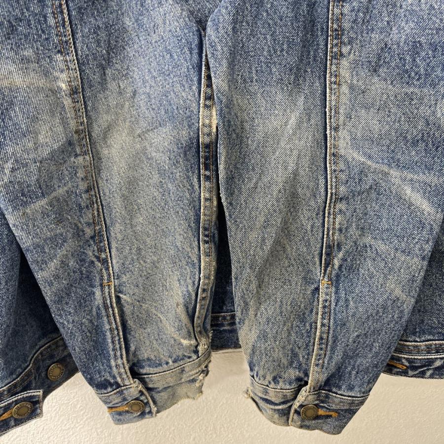 Wrangler デニムジャケット L インディゴブルー ラングラー ボタン 胸