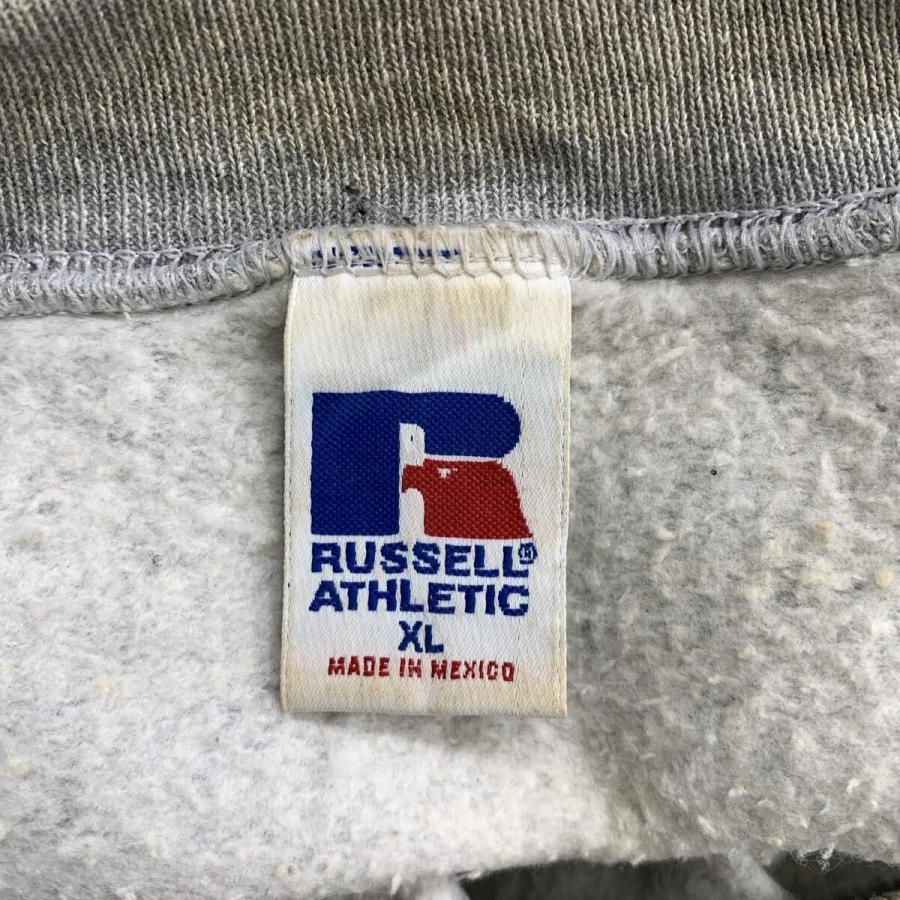 90s〜 メキシコ製 RUSSELL ATHLETIC プリントスウェット トレーナー XL 