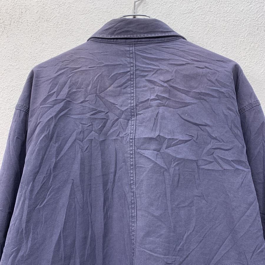carhartt シャツジャケット XL ネイビー カーハート スナップボタン 胸