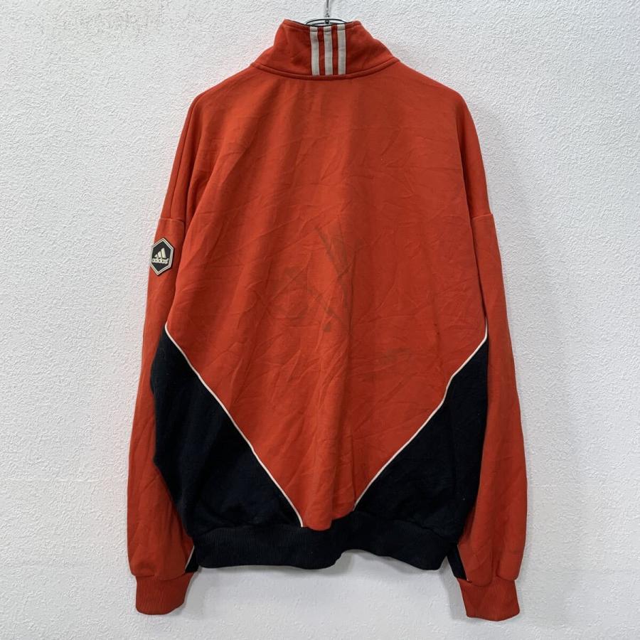 90s adidas ロゴジャージ XL レッド アディダス ジップアップ 90年代