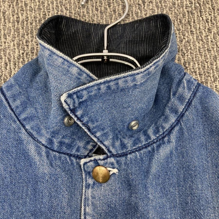 90s〜 Carhartt デニム ミシガンチョアコート XL〜 ブルー カーハート