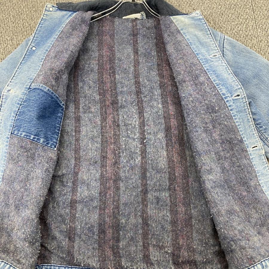 90s〜 Carhartt デニム ミシガンチョアコート XL〜 ブルー カーハート