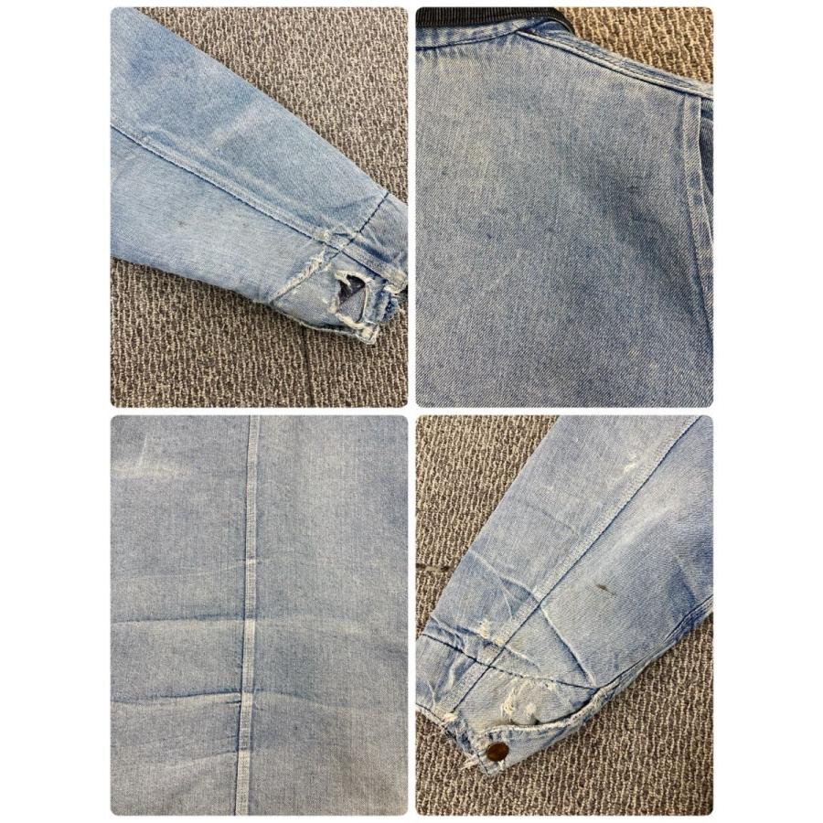 90s〜 Carhartt デニム ミシガンチョアコート XL〜 ブルー カーハート