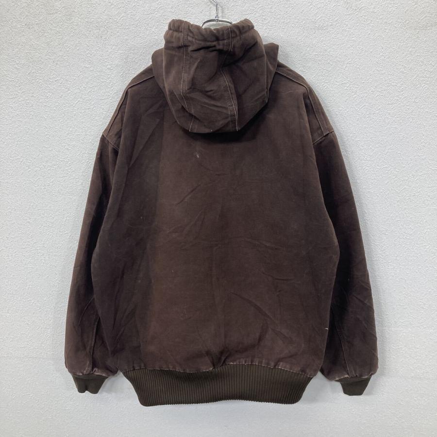 00s Carhartt アクティブジャケット 2XL ブラウン系 カーハート ジップ