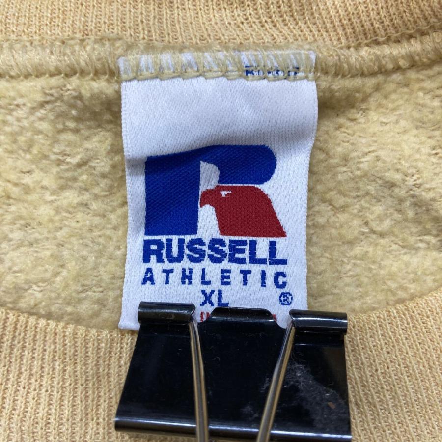 90s メキシコ製 RUSSELL ATHLETIC 無地スウェット トレーナー XL 
