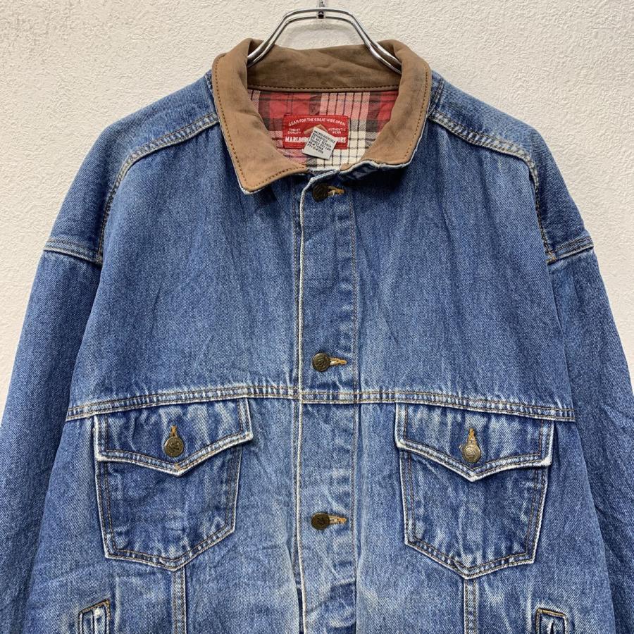 台湾製 MARLEORO COUNTRY STORE デニムジャケット XL ブルー マルボロ 