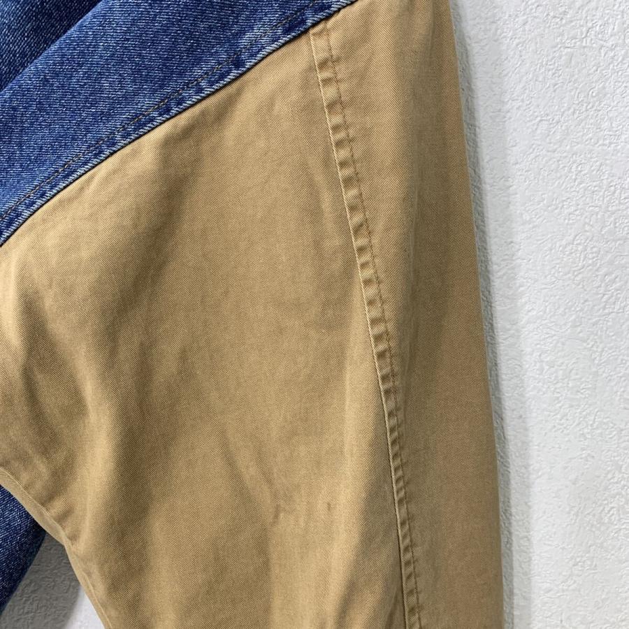 PORT AUTHORITY デニムジャケット M インディゴブルー ベージュ