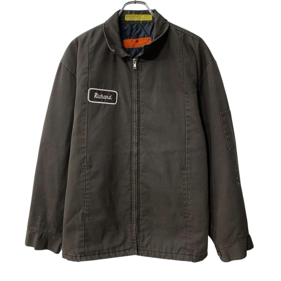 70〜80s USA製 RED KAP ワークジャケット L ブラウン レッドキャップ