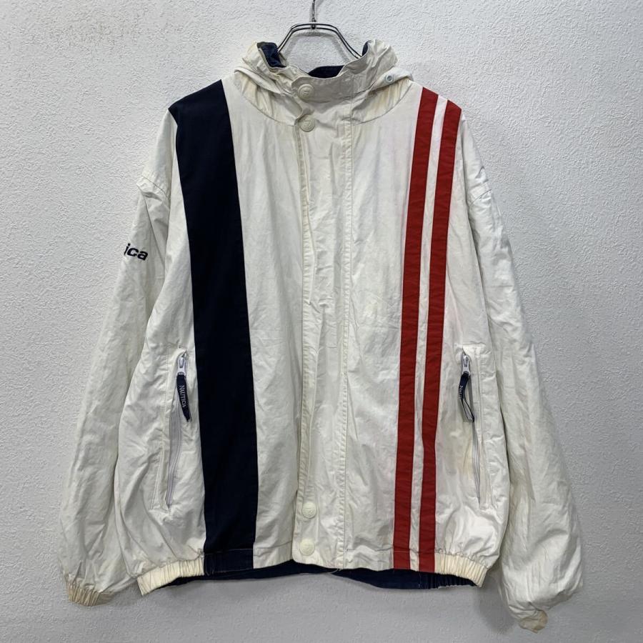 香港製 90s nautica セーリングジャケット XL ネイビー ホワイト