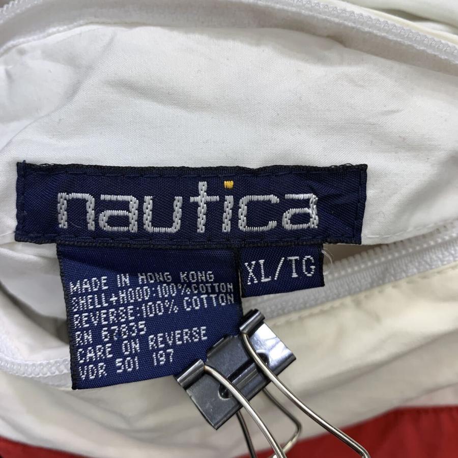 香港製 90s nautica セーリングジャケット XL ネイビー ホワイト