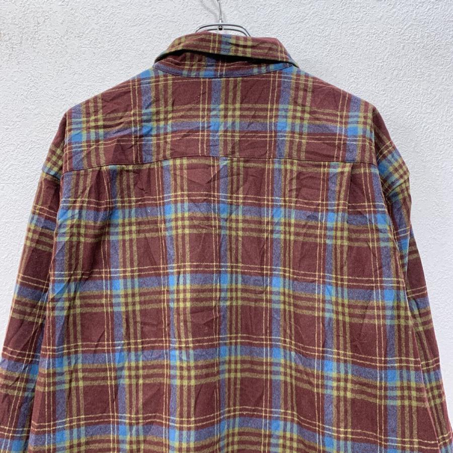 00s PENDLETON 長袖 フランネルシャツ XXL ワインレッド ペンドルトン