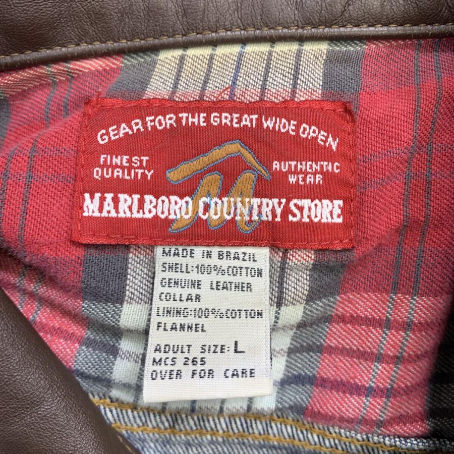 MARLBORO COUNTRY STORE デニムジャケット L ブルー マルボロ