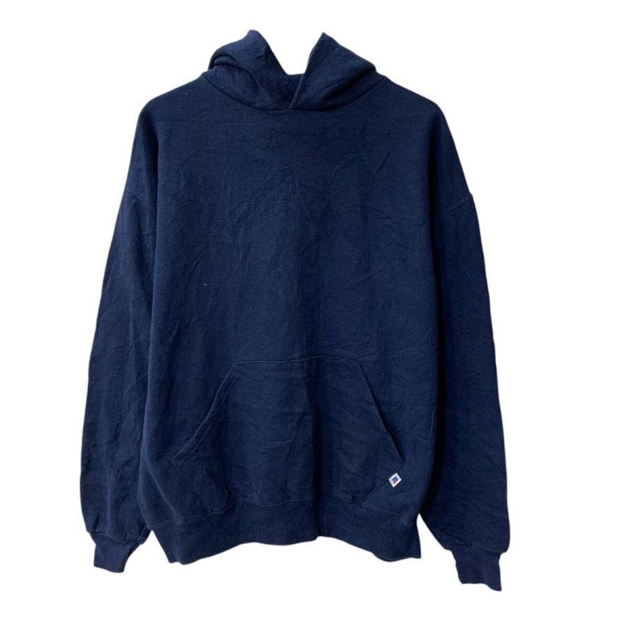 90s〜 メキシコ製 RUSSELL ATHLETIC 無地スウェット パーカー L 