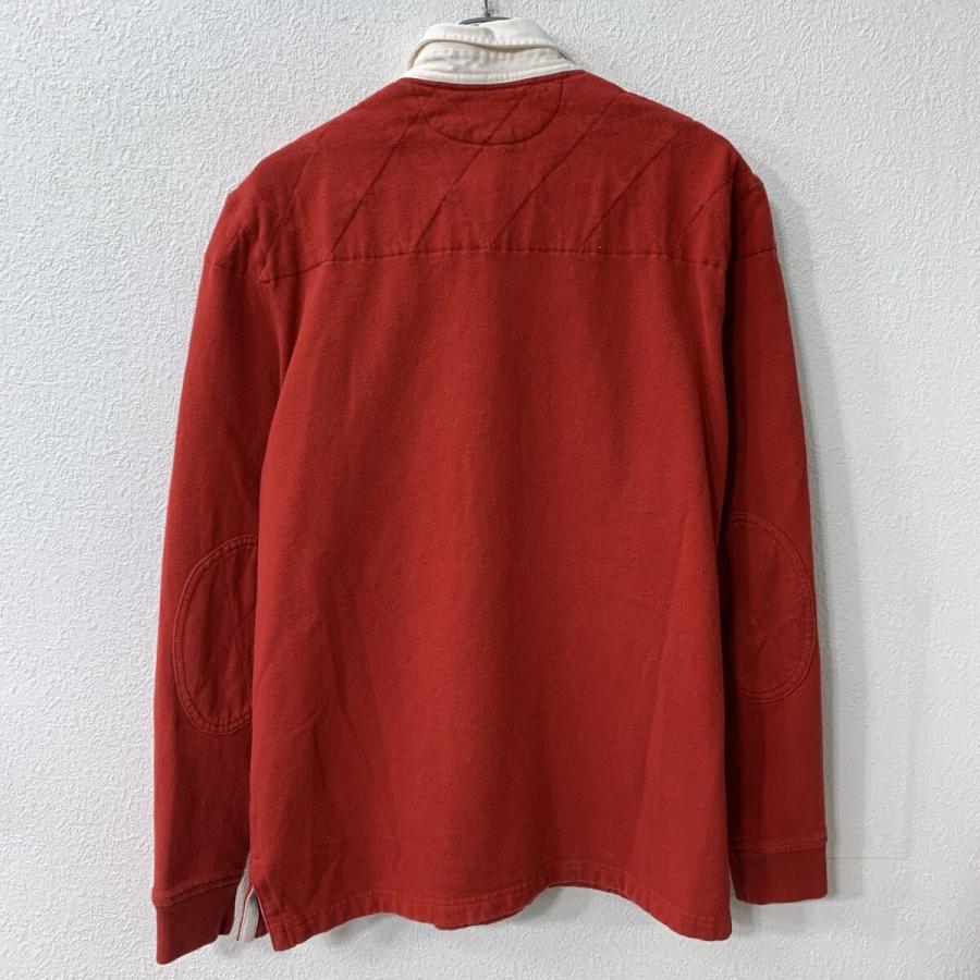 90s Polo Ralph Lauren 長袖 ラガーシャツ L レッド ポロラルフ
