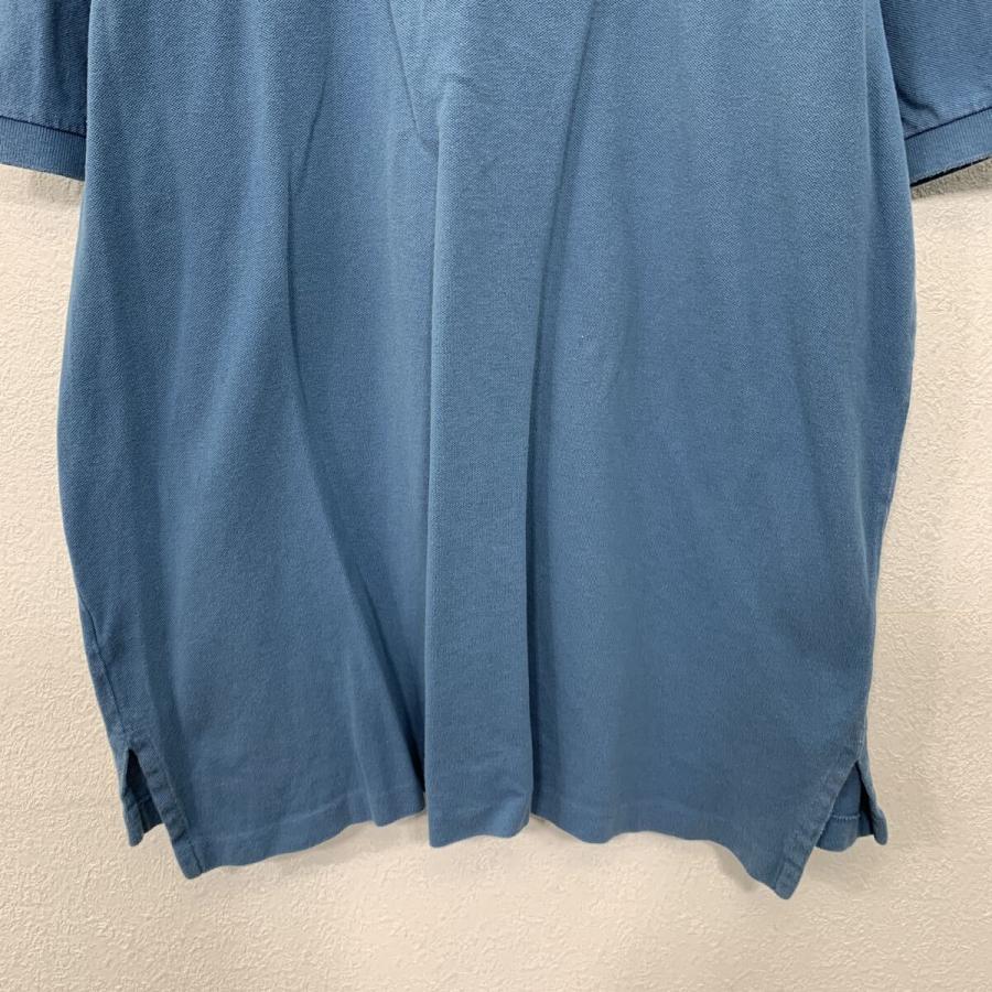 90s POLO by RALPH LAUREN 半袖 ポロシャツ XXL ブルー ポロバイラル
