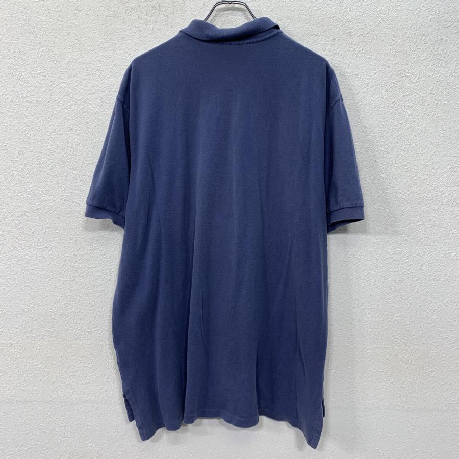 90s POLO by RALPH LAUREN 半袖 ポロシャツ XXL ネイビー ポロバイラル