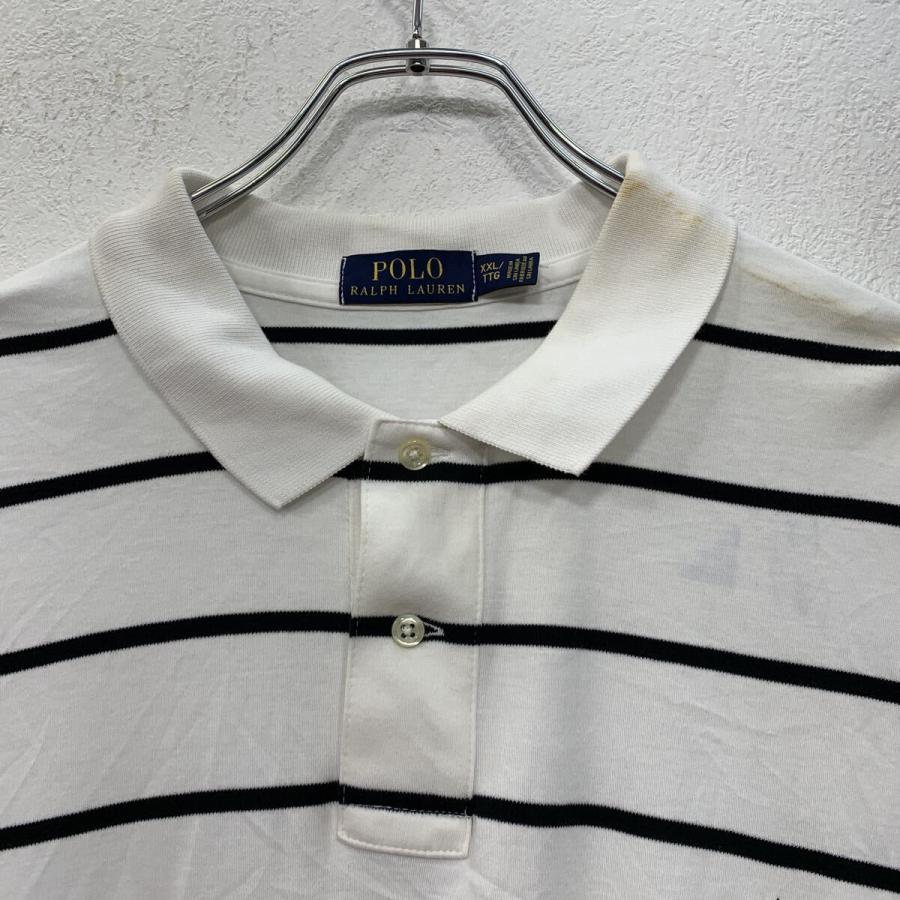 POLO Ralph Lauren ポロシャツ半袖　XXL POLO RALPH LAUREN 半袖 ポロシャツ XXL ブラック ホワイト ポロラルフ
