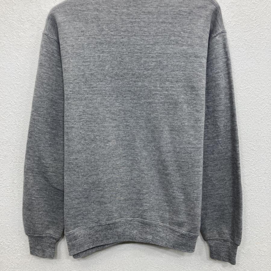 80s USA製 RUSSELL ATHLETIC プリントスウェット トレーナー M グレー 