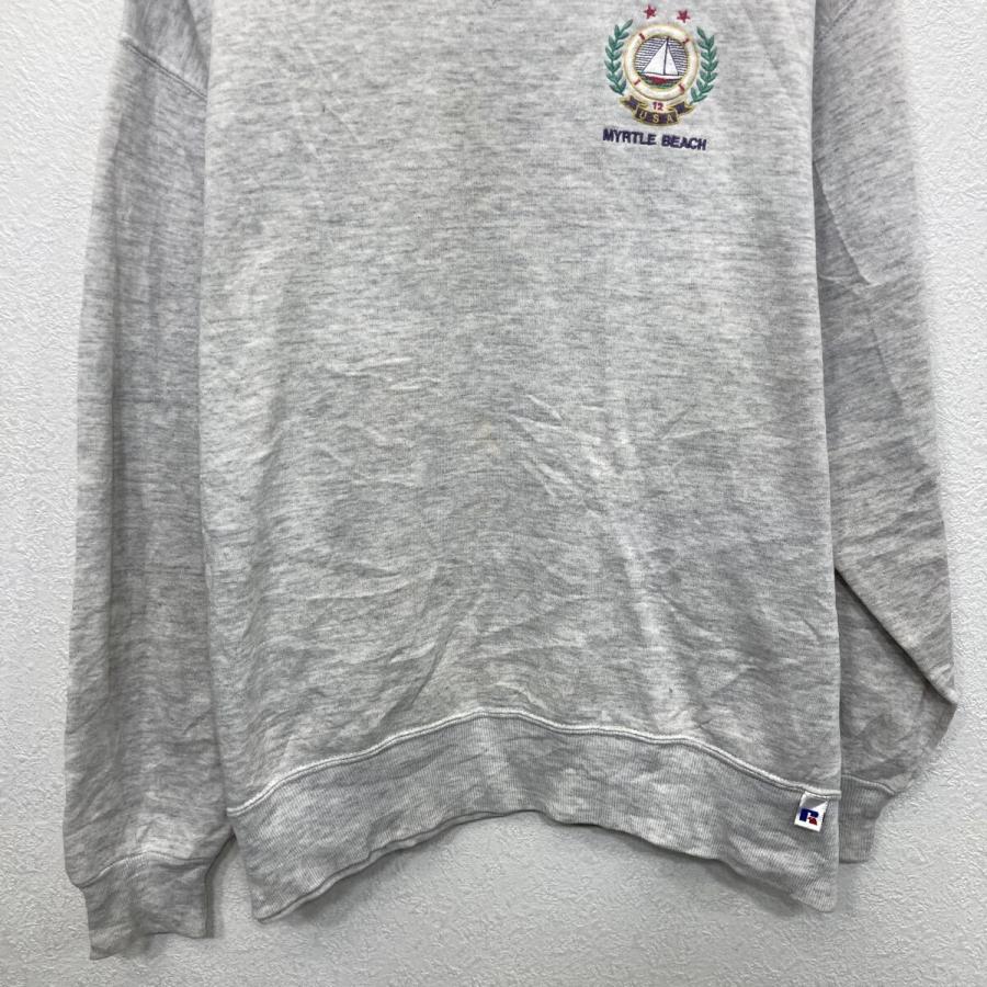 90s USA製 RUSSELL ATHLETIC ロゴスウェット トレーナー L ライト