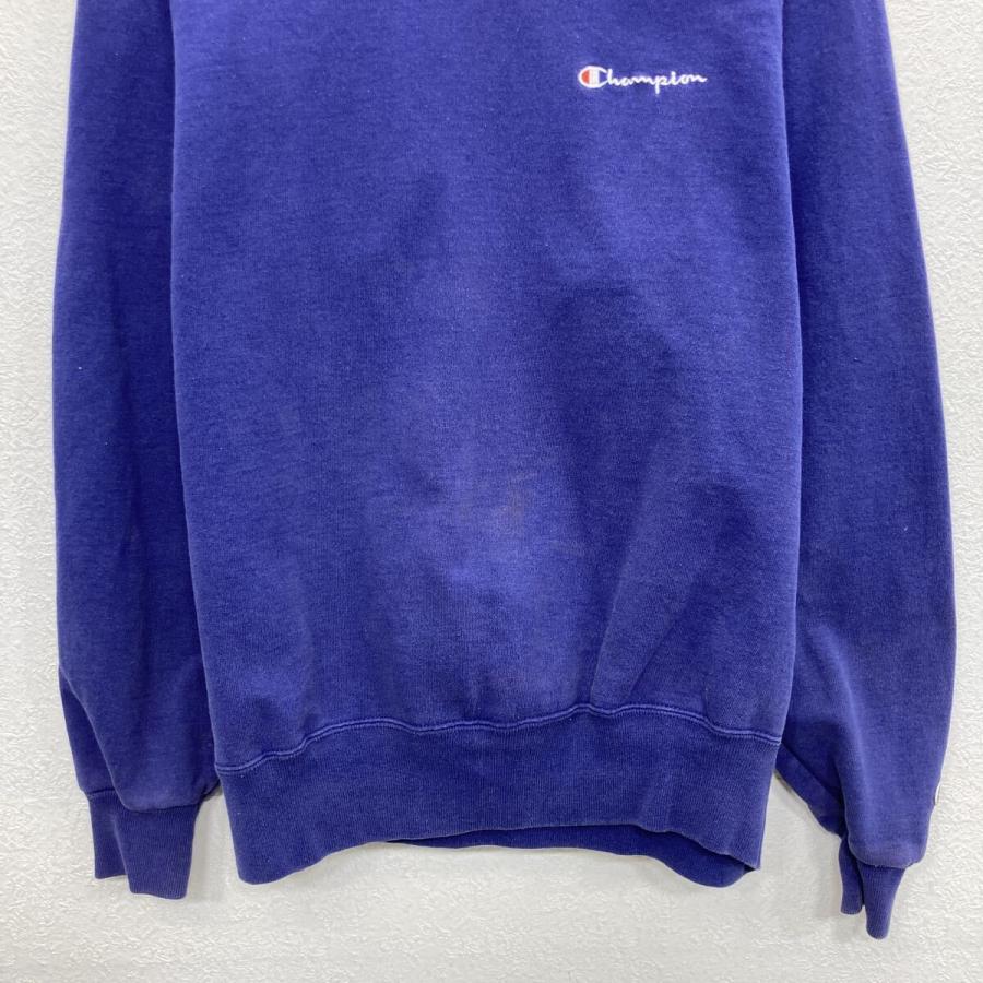 90s メキシコ製 Champion ロゴスウェット トレーナー LARGE パープル 