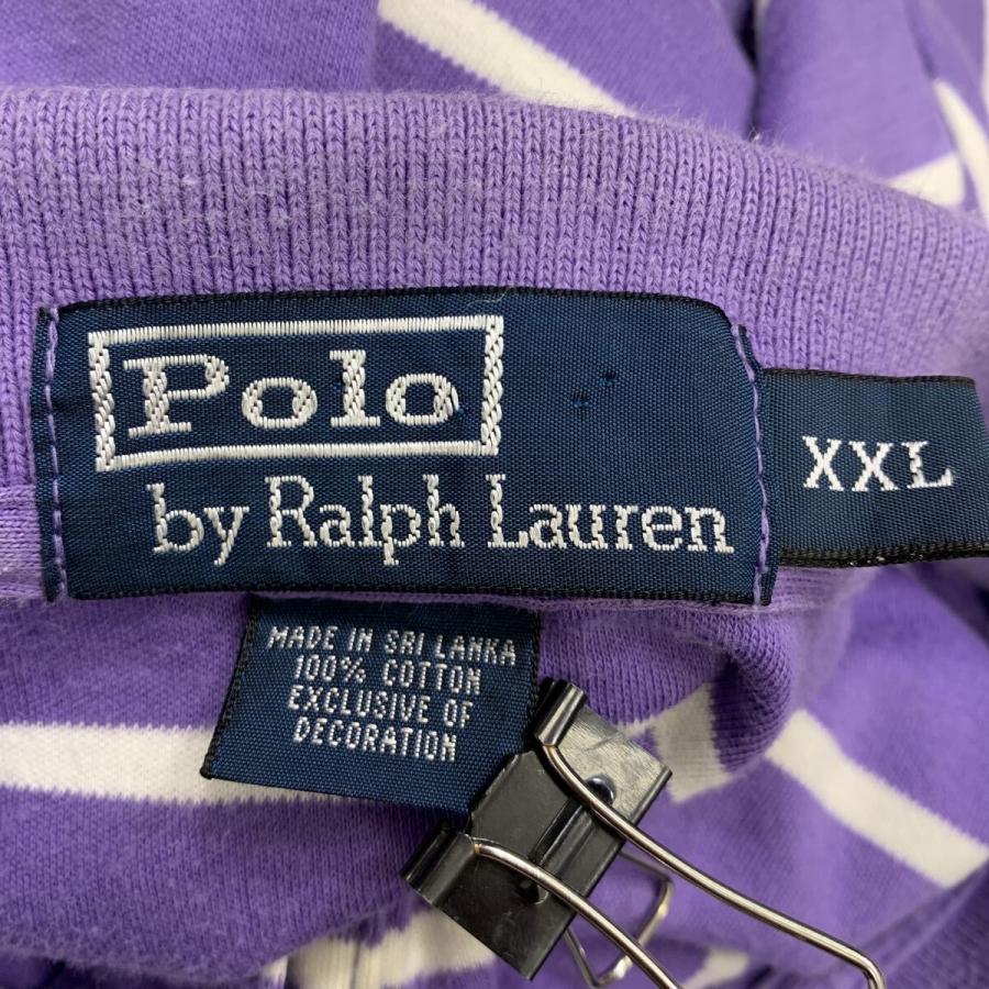 90s POLO by RALPH LAUREN 半袖 ポロシャツ XXL パープル ポロバイラル 