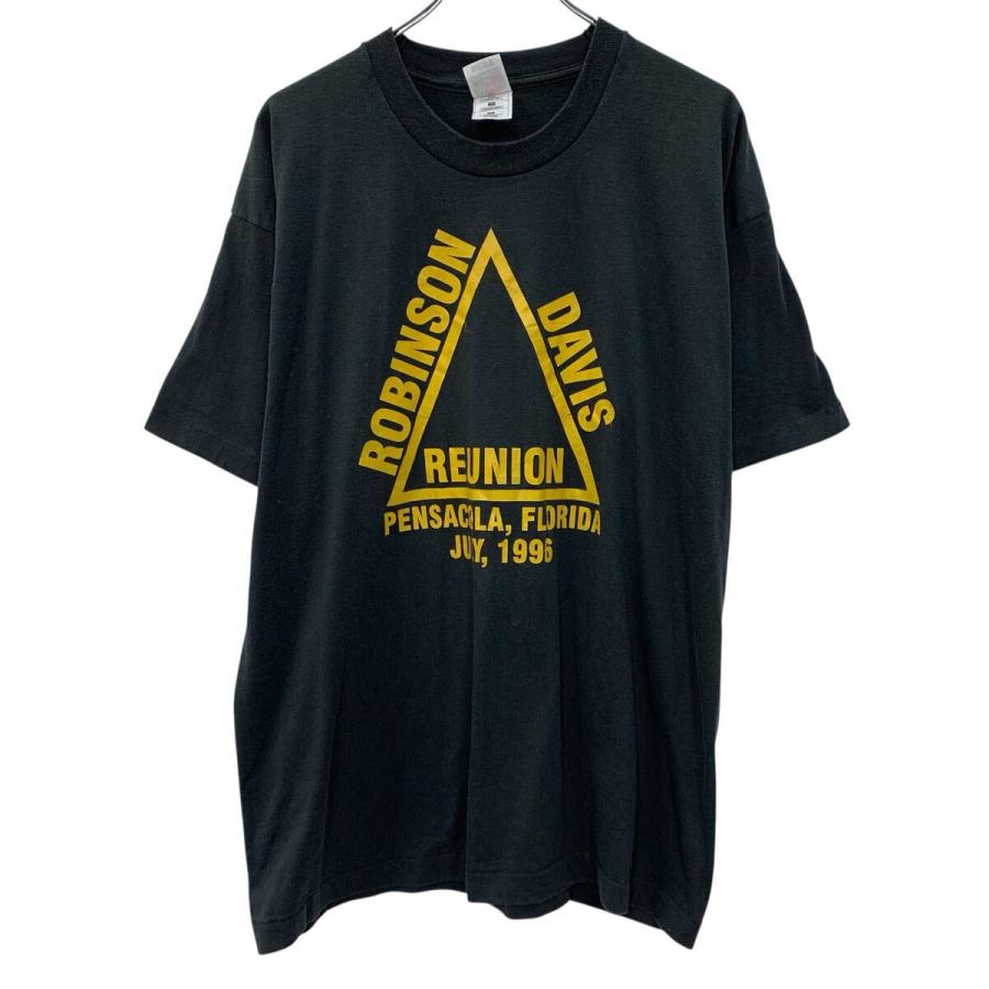 90s メキシコ製 FRUIT OF THE LOOM 半袖 プリントTシャツ XL ブラック