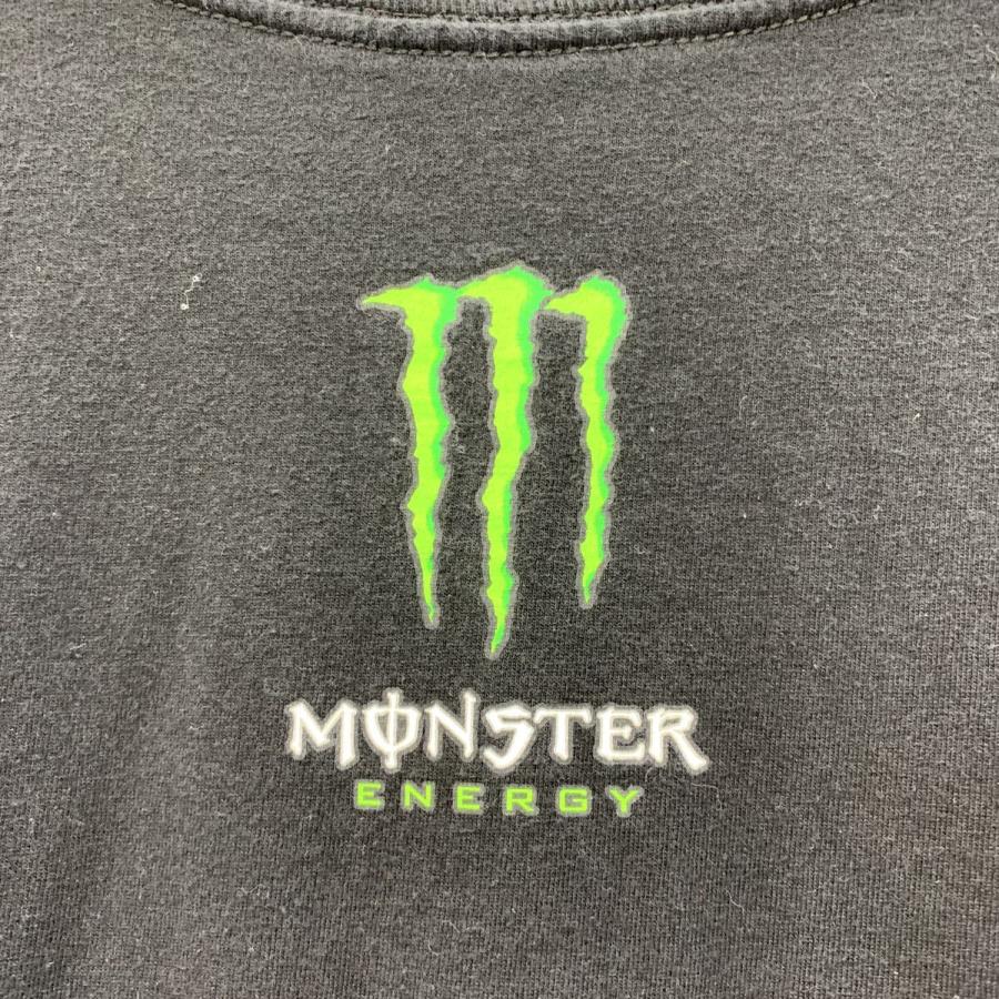MONSTER ENERGY 半袖 プリントTシャツ L ブラック グリーン モンスター