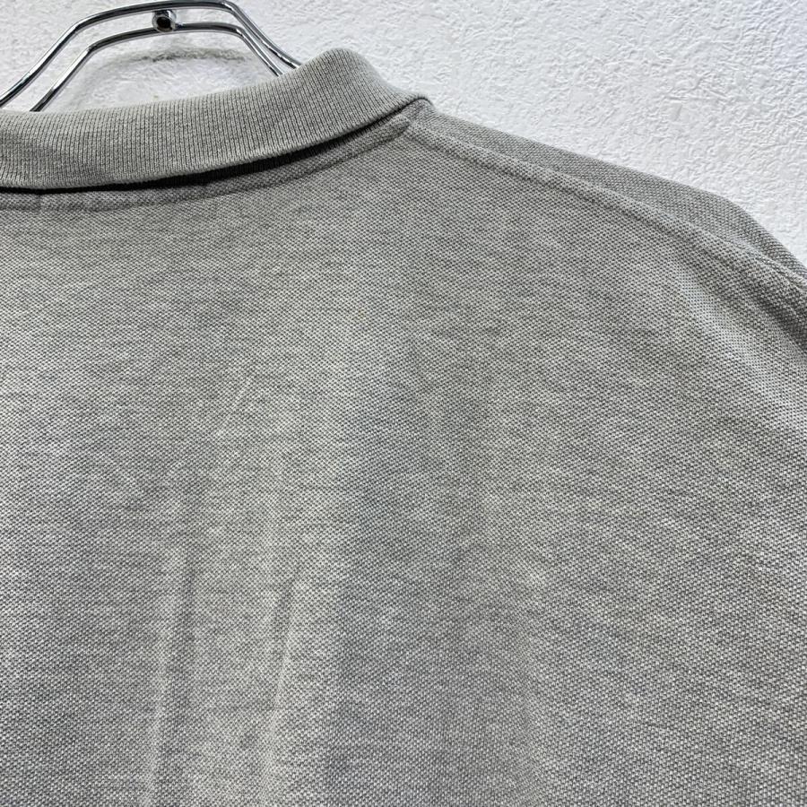 90s POLO by RALPH LAUREN 長袖 ポロシャツ XXL グレー ポロバイラル